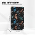 thumbnail image 2 of Leather Thin Slim Wallets for Women Men - cool Dinosaur Clutch Card Wallet for Women Men with Zipper, 2 of 7