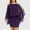 Purple, variant on Women Plus Size Wedding Guest Lace Swing Dress Retro Half Sleeve Off Shoulder Formal Evening Prom Midi Dress Tunic Dress Women Summer Tunic Dress V Neck Casual Loose Cute Maxi Dresses for Women Denim