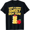 thumbnail image 1 of Rosh Hashanah Happy Sweet New Year Honey Bear Jewish Holiday Camiseta, 1 of 2