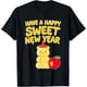 thumbnail image 1 of Rosh Hashanah Happy Sweet New Year Honey Bear Jewish Holiday Camiseta, 1 of 2