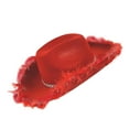 thumbnail image 4 of Fgnfyis Velvet Trimmed Denim Cowboy Hat with Glasses Set for Stage Performance and Events Red One Size, 4 of 4