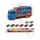 thumbnail image 3 of PINGÜE® City & Speed | Tráiler de Transporte y Almacenamiento, Pista de Alta Velocidad para Vehículos 1:64, Hasta 12 Hot Wheels, Azul. Tamaño 37x11x19. Juguetes Niños estilo Hot Wheels., 3 of 9