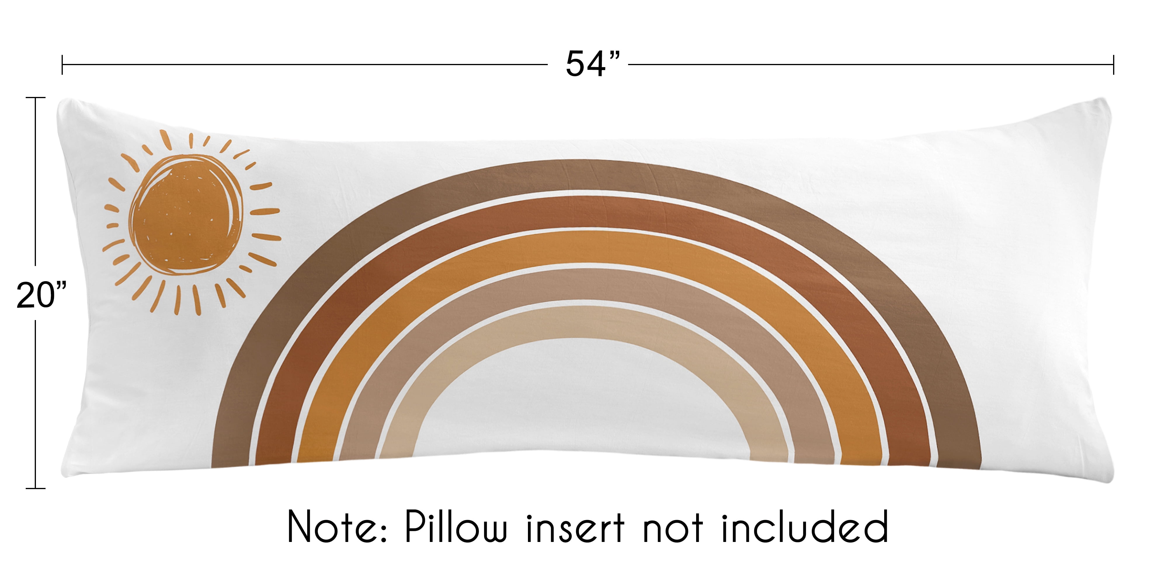 Boho rainbow pillow hotsell