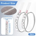 thumbnail image 2 of 2 Pack Adhesive Measuring Tape 39 Inch Ruler Tapes Peel and Stick On Tape Measure Sticker Imperial & Metric Scales Left-Right Reading Ruler for Woodworking Drafting Table Saw Measuring, 2 of 5