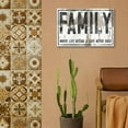 thumbnail image 2 of Family Canvas Wall Art for Living Room Bedroom Inspirational Family Love Art Poster and Prints Modern Quotes Rustic Wall Decor Framed Home Decoration Pictures Farmhouse Paintings 12"x16", 2 of 3