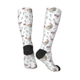 thumbnail image 5 of Lsque Funny Chicken Printed Crew Socks Men's Women's LightWeight Thin Casual Calf Socks ,Knee High Socks,Cotton Socks, 5 of 9