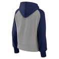 thumbnail image 3 of Women's Fanatics Navy/Gray Milwaukee Brewers Pop Fly Pullover Hoodie, 3 of 3