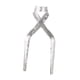 thumbnail image 2 of Pañuelo para el cuello con lentejuelas de metal para mujer, brillante, para cosplay Plata, 2 of 9