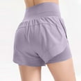 thumbnail image 3 of FAHXNVB 2 in 1 Women's Workout Shorts High-Waisted Gym Yoga Athletic Running Shorts with Liner Lightweight Quick Dry Sports Shorts, 3 of 3