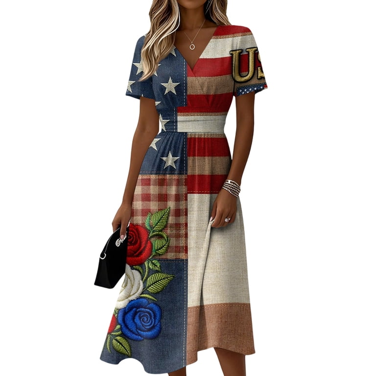 red white and blue cocktail dress red white and blue dress