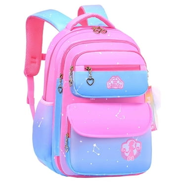 Lvelia School Bag Backpacks for Girls Kids,Lightweight Student Backpack Waterproof Bookbag for Elementary Primary Middle School,Pink
