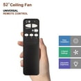 thumbnail image 5 of US Home Goods 52in Nickel Traditional LED Ceiling Fan with Remote Control, 5 of 8