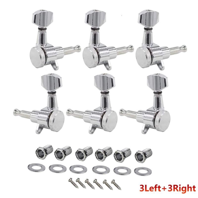 CEORPER Inline Chrome Electric Guitar Locking Pick Set for ST TL Style