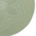 thumbnail image 2 of DII Mint Floral Woven Round Placemat (Set of 6), 2 of 3