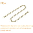 thumbnail image 3 of Correas de Cadena Planas de Hierro Unique Bargains 24' 2uds Monedero Reemplazo Dorado Tono, 3 of 6