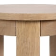 thumbnail image 6 of Kate and Laurel Foxford Modern Tiered Round Drink Table, 12 x 12 x 30, Light Natural, Transitional Two-Tier Circle Plant Stand for Use as Living Room Pedestal Table or Small Bedroom Nightstand, 6 of 9