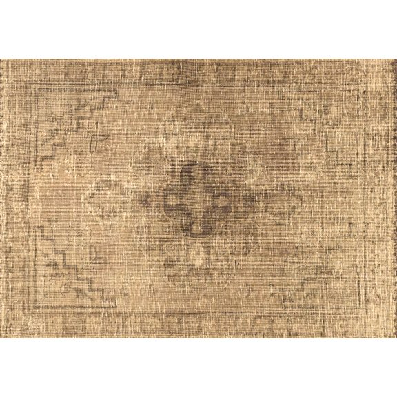 Ahgly Company Indoor Rectangle Persian Brown Traditional Area Rugs, 5' x 7'