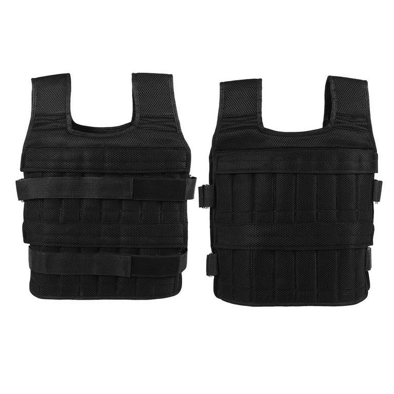 Eatbuy Adjustable Weighted Vest 15KG Workout Weight Vest for Workout Fitness Breathable Mesh Breathable Strength Training Jacket Walmart