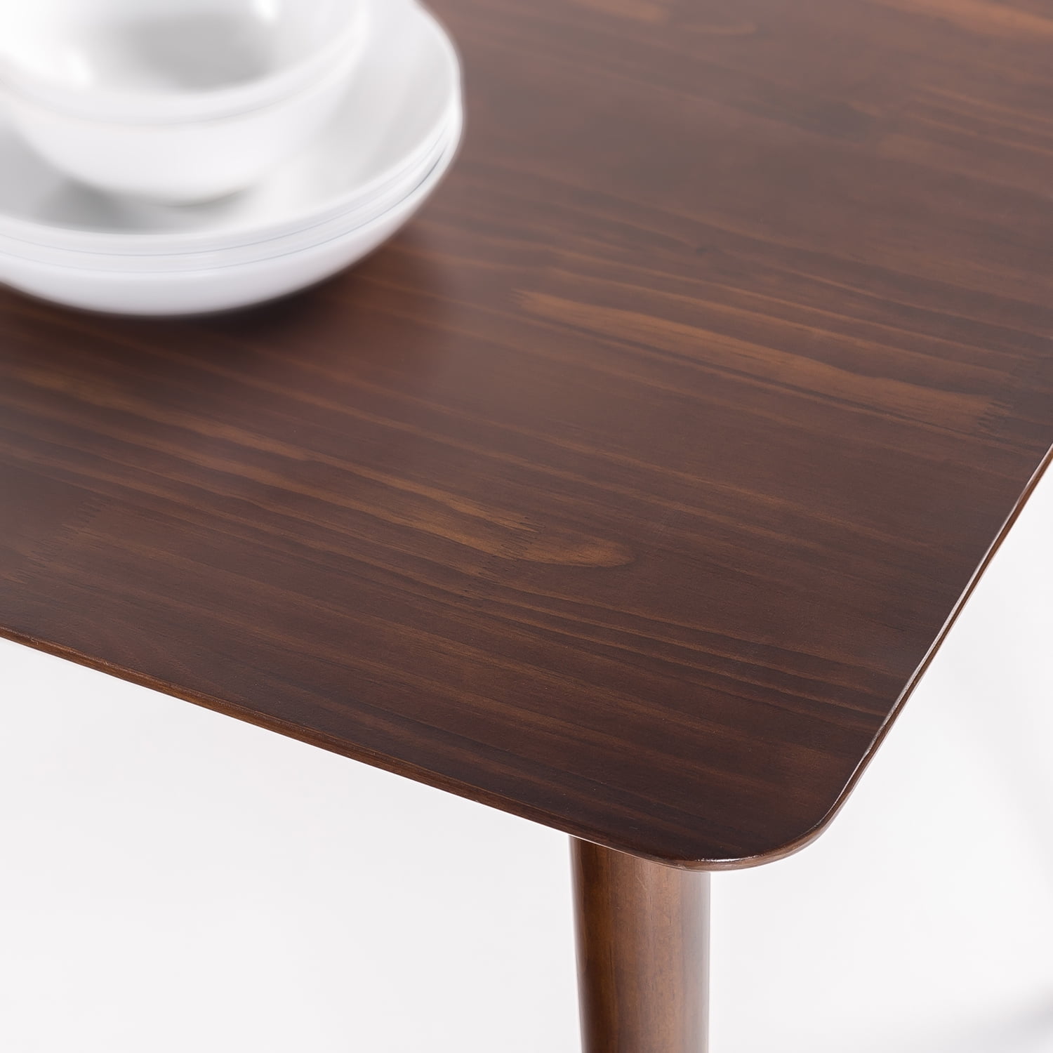 Zinus Jen 47" Indoor Wood Dining Table, Espresso
