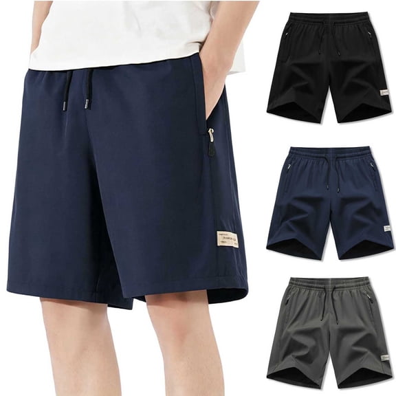 KICILVS Boys Quick Dry Shorts for Outdoor Sports Drawstring Summer Shorts with Zipper Pocket Lightweight Active Wear 7-19 Years