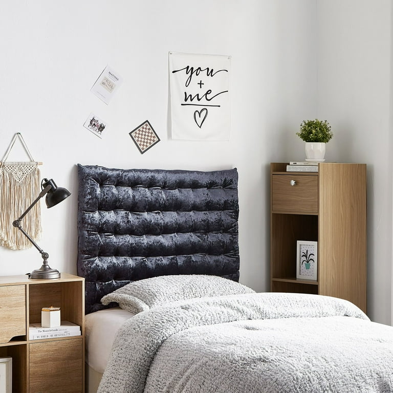 Padillo Extra Long Twin Upholstered Panel Headboard Compatible with Adjustable Bed Yes Plush velvet material over thick cushioned fill provides