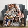 thumbnail image 4 of BeautifulMillie Bobby Brown Blanket Ultra Soft Flannel Fleece Blanket Stylish Bedroom Living Room Sofa Warm Blanket All Season Use40"x30", 4 of 7