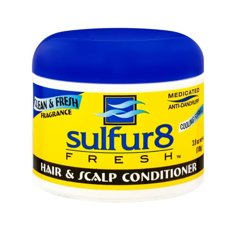 Sulfur8 Fresh Medicated Anti-Dandruff Hair & Scalp Conditioner, 3.8 (Best Deep Conditioning Treatment For Curly Hair)