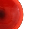 thumbnail image 4 of Achla Designs Bain d'Oiseaux de Jardin en Verre Craquelé à la Main avec Trépied, Rouge, 4 of 10