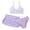 Z6-Purple, variant on JUMESG Bathing Suits for Teens Girls Swimsuit 3 Piece Bikini Sets with Chest Pad,Green 9-10 Years