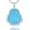 Buddha01-Silver+Light Blue, variant on Laughing Buddha Necklace Cubic Zirconia Green Jade Buddha Pendant with 18K Gold Plated Chain Lucky Buddha Necklace Jewelry Gift[n4675]
