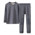 thumbnail image 1 of 2 Set Youth Kids' Thermal Underwear Set Compression Shirt Leggings Pants Kids Base Layer Cold Weather, 1 of 3
