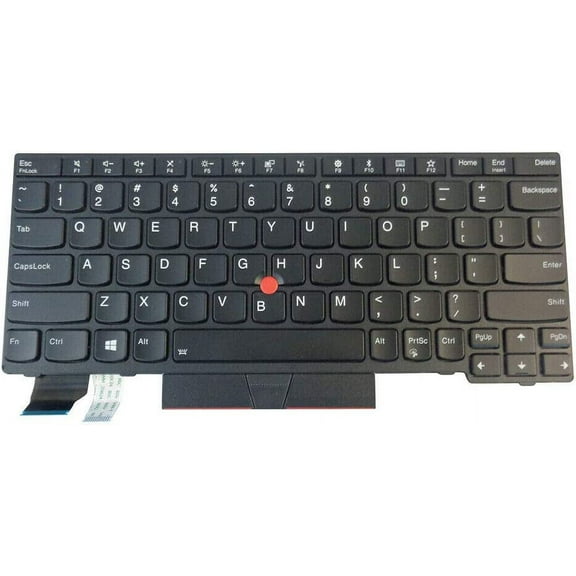 New US Black Backlit English Laptop Keyboard for Lenovo Thinkpad X13 L13 Gen 2 L13 Yoga P/N: 01YP040, 01YP120, 01YP160, 01YP200, SN20P33751, SN20P33911, SN20P33831 Light Backlight