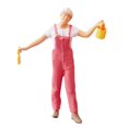 thumbnail image 4 of serony 1:87 Miniature People Figurines for Scene Layout Accessories Pink, 4 of 9