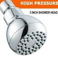 thumbnail image 4 of 3 inch Low Pressure Booster Shower Top Nozzle Small Water Saving Shower Head for Hotel Home Bathroom, 4 of 4