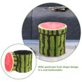 thumbnail image 4 of EeaseCA Creative Fruit Folding Storage Organizer Ottoman Stool Footstool Seat Storage Box Size Small (Watermelon), 4 of 9