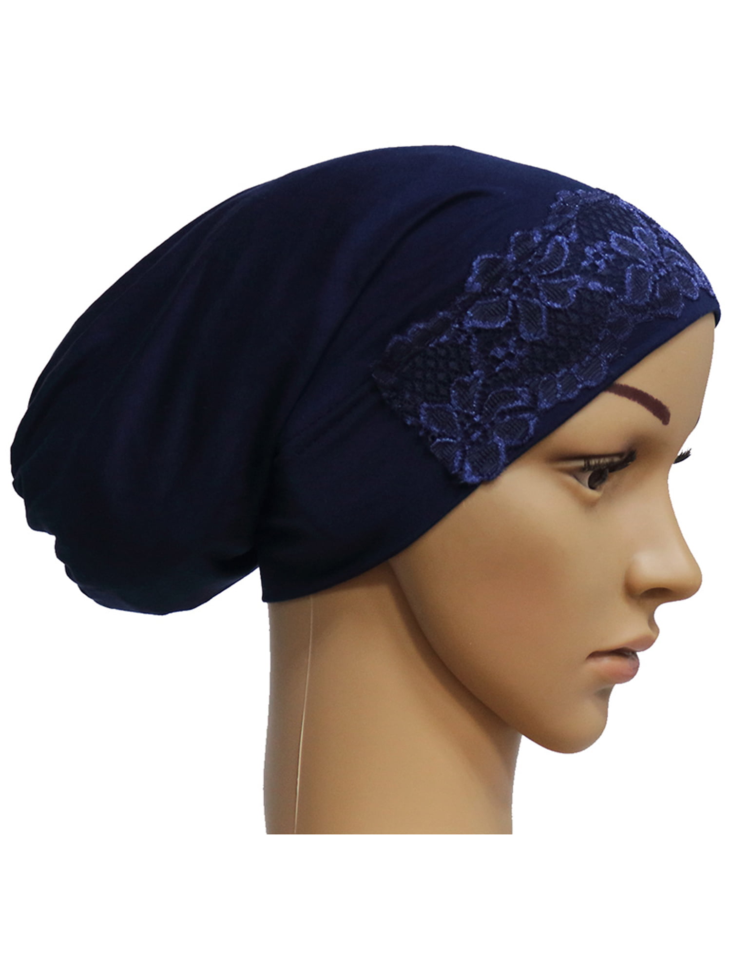 Women Muslim Inner Cap Arab Hijab Under Scarf Islamic Headwear Turban Bonnet Hat 