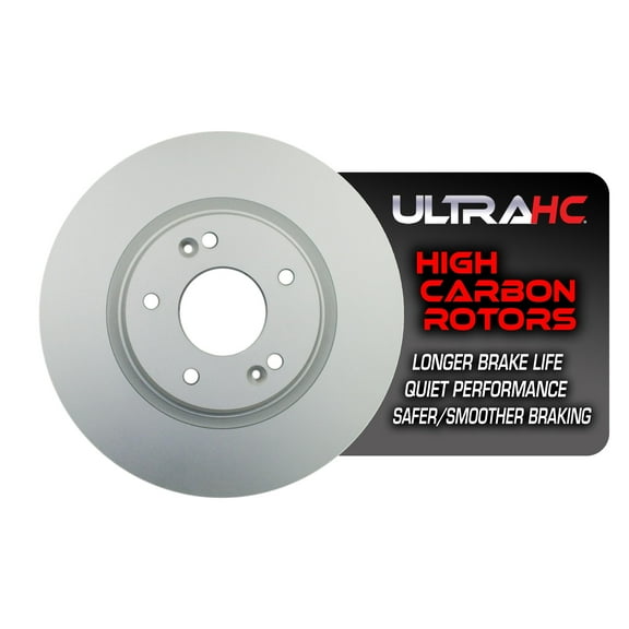 UltraHC Coated High Carbon Brake Rotor, Front UR005048, Hyundai Sonata 2019-2015