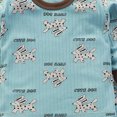 thumbnail image 5 of NOLDARES Toddler Baby Girl Clothes Outfit Long Sleeve Print T Shirt Top Baby Girl Pants Leggings Two Piece Outfits Set(Mint Green,7-8 Y), 5 of 6