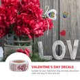 thumbnail image 3 of 1 Rouleau d'Autocollants Cadeaux de la Saint-Valentin Autocollants en Forme de Cœur, 3 of 6