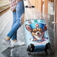 thumbnail image 3 of Just a Certified Nursing Assistant Cna Who Loves Her Chihuahua Travel Luggage Cover Dog Lover Gifts Idea Suitcase Dust Protective Decor - 00003, 3 of 5