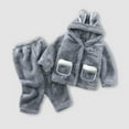 thumbnail image 3 of Kogui Toddler Boys Warm Pajamas Toddler Boys Warm Pajamas Size 4T 5T (Grey,4-5 Years), 3 of 3