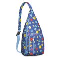 thumbnail image 1 of Universe Shoulder Backpack - Cosmic Star Field Pattern with Glow-in-the-Dark Details, Lightweight Anti-Theft Daypack, 1 of 4