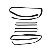 chevrolet k10 door window belt weatherstrip kit