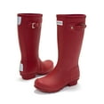 thumbnail image 7 of Hunter Boy's Original Kids Military Red Knee-High Rubber Rain Boot - 2M, 7 of 7