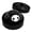 Black, variant on Halloween Dumpling Squishy Crystal Mud Slow Rising Fidget Toy with Glitter,Black Woven Steamer Display Box,Spooky Skull Pumpkin Face Sensory Toys for Holiday Party Favors