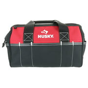 Husky 12 Inch and 15 Inch Water Resistant Tool Bag Multi Pack (2 Piece Storage Bundle)