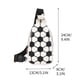 thumbnail image 2 of pstuiky Bolso bandolera de piel estampada, moderno y elegante, para hombre y mujer. Mochila deportiva., 2 of 2