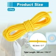 thumbnail image 2 of Uxcell Archery D Loop Rope String Nocking Loop Rope Serving Thread Release Material Yellow, 2 of 7