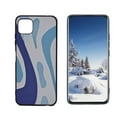 thumbnail image 1 of Abstract-Twisted-Lines-Blue-jpg Phone Case, Degined for Boost Mobile Celero 5G Case Men Women, Flexible Silicone Shockproof Case for Boost Mobile Celero 5G, 1 of 1