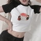 thumbnail image 3 of Camiseta de Anime japonés Demon Slayer para mujer, blusa Ulzzang Harajuku de los años 90 con estampado de dibujos animados Kimetsu No Yaiba Kawaii, 3 of 5